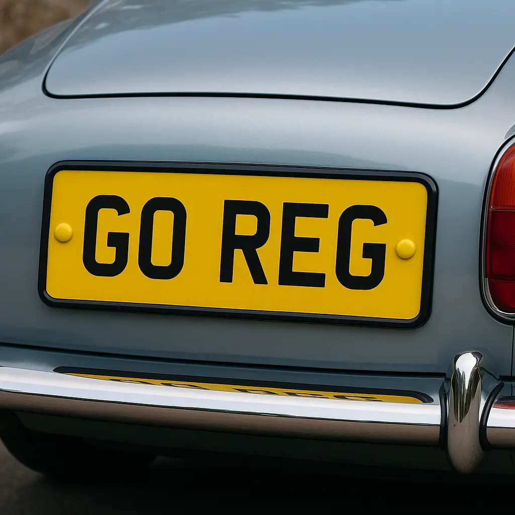 GoReg Number Plate Logo